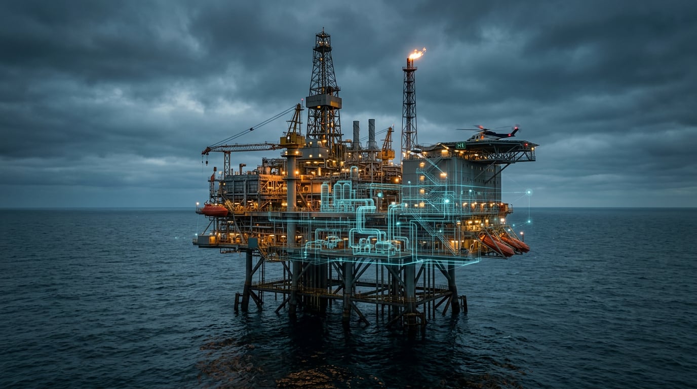 Valhall offshore platform digitalization